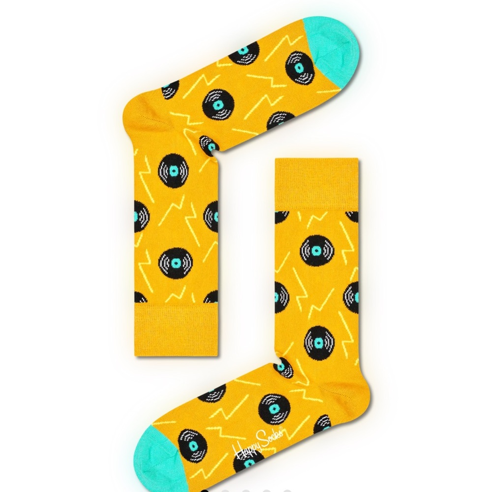 New🌟Urban Outfitters-Happy Socks-Vinyl Sock